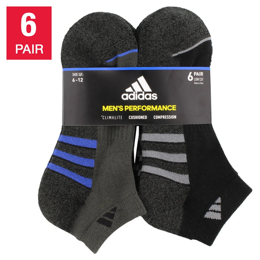 Adidas Men's Low Cut Sock, 6-pair