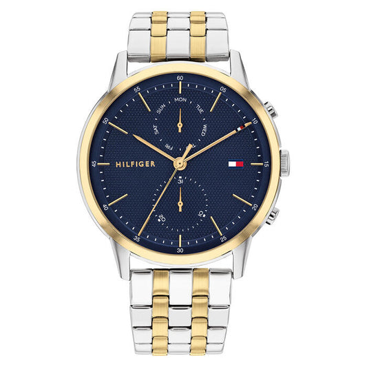 Tommy Hilfiger Men’s Watch, 44mm in Blue with Index
