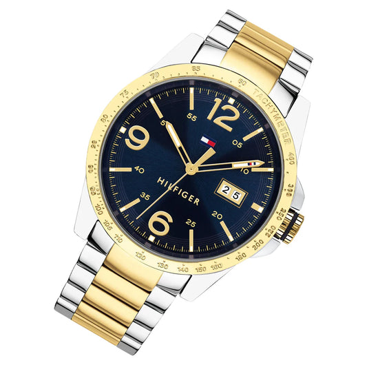Tommy Hilfiger Two-Tone Steel Navy Dial Men’s Watch (model 1791453)