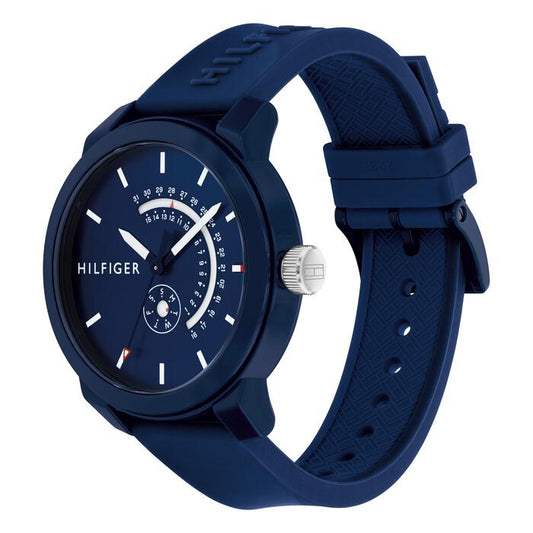 Tommy Hilfiger Men's Watch, 44mm in Navy with Index