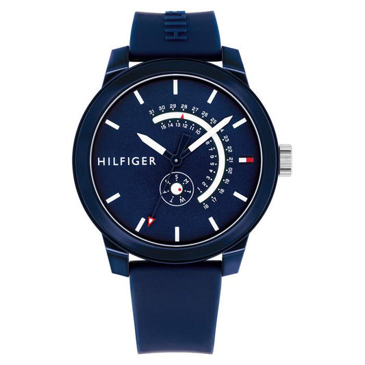 Tommy Hilfiger Men's Watch, 44mm in Navy with Index