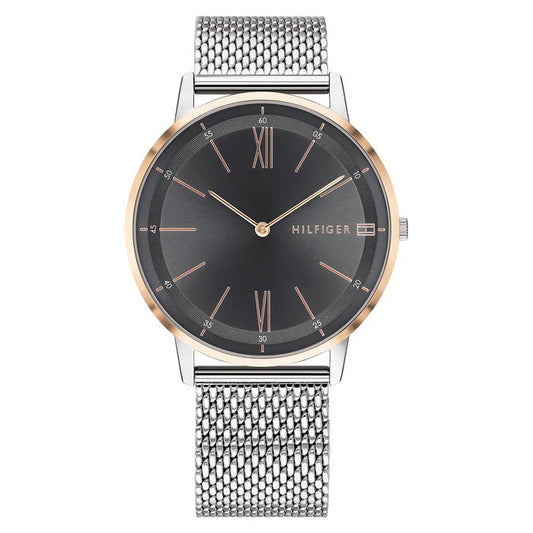 Tommy Hilfiger Men's Watch, 40mm in Grey with Arabic Index