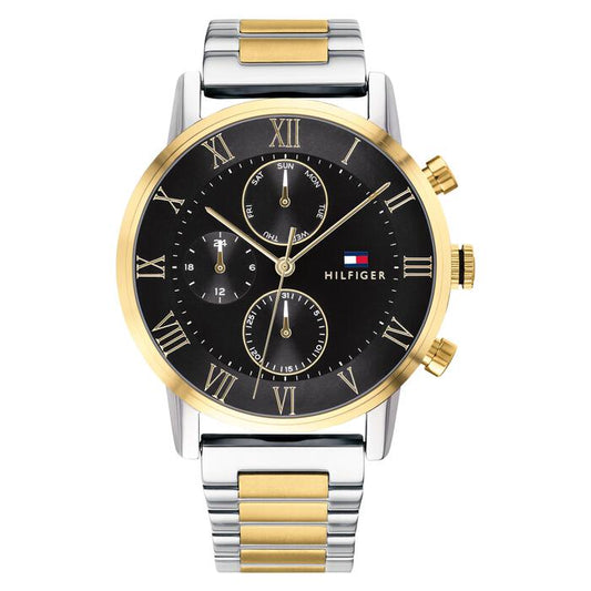 Tommy Hilfiger Men’s Watch, 44mm in Black Roman