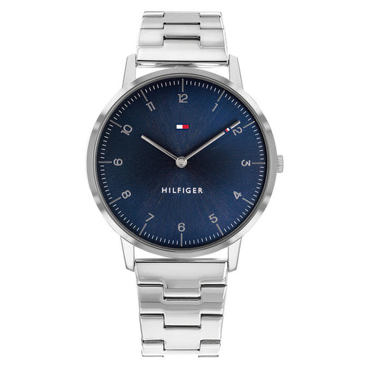 Tommy Hilfiger Men’s Watch, 41mm in Navy with Arabic Index
