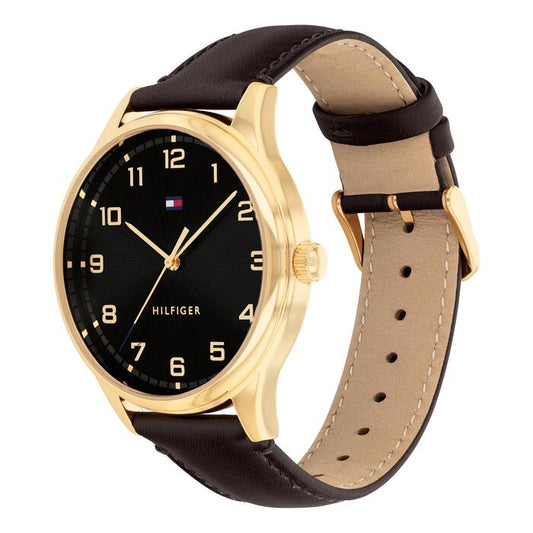 Tommy Hilfiger Men's Watch, 44mm in Black Arabic