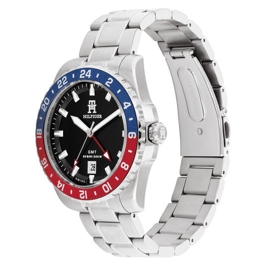 Tommy Hilfiger Men's Automatic Watch, 40mm in Black with Index