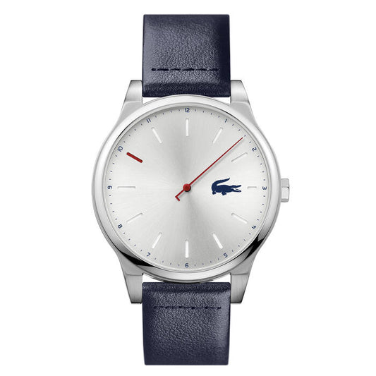 Lacoste Collection Men's Watch, 43mm in Silver White with Printed Index
