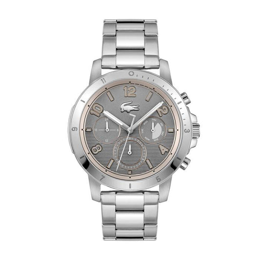 Lacoste Topspin Men’s Watch, 45mm in Grey with Arabic Index