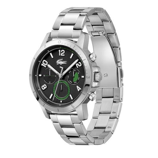 Lacoste Topspin Men’s Watch, 46mm in Black with Arabic Index