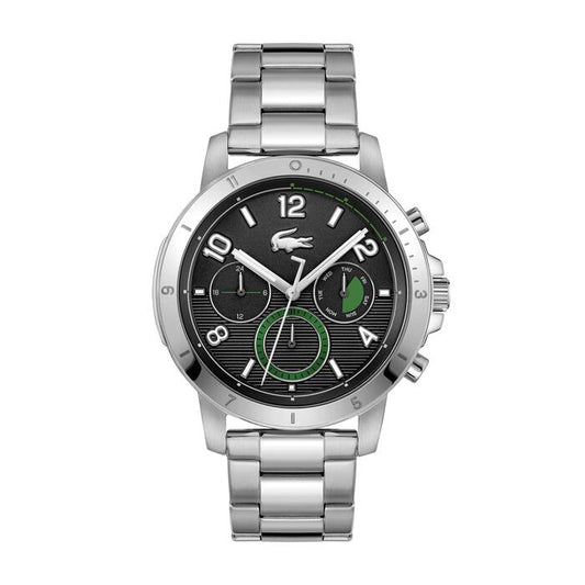 Lacoste Topspin Men’s Watch, 46mm in Black with Arabic Index