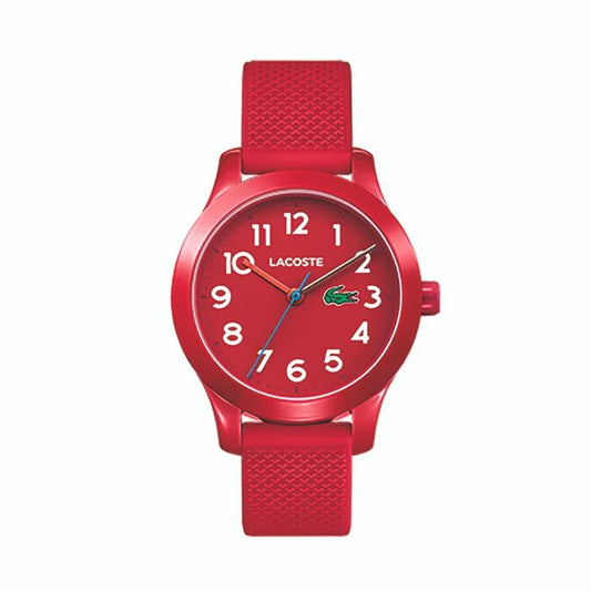 Lacoste 12.12 Kid’s Watch, 32mm in Red Arabic