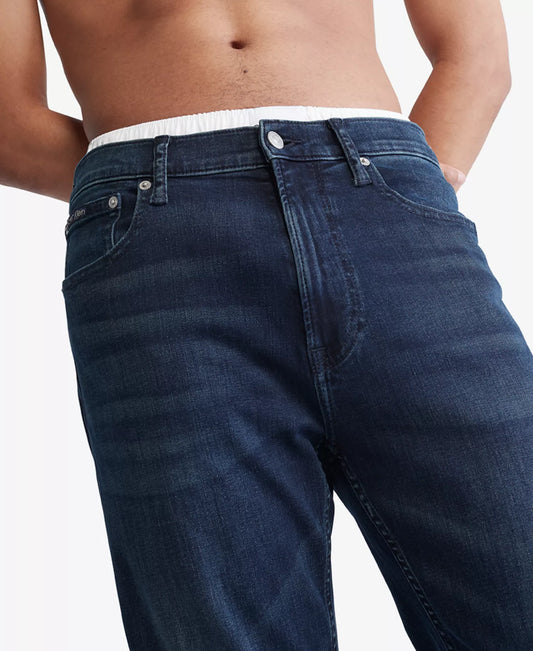 Calvin Klein Men's Straight Fit Jeans Boston Blue