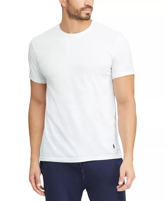 Polo Ralph Lauren Men’s 3-Pack Classic Undershirts in Cruise Navy / White / Black