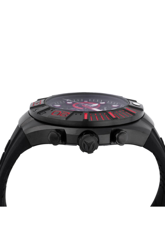 Technomarine Reef Black Chronograph GMT Quartz Black Dial Men's Watch TM-523010