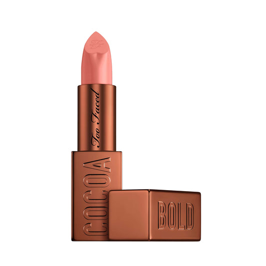 Too Faced Cocoa Bold Lipstick - Warm Apricot Nude