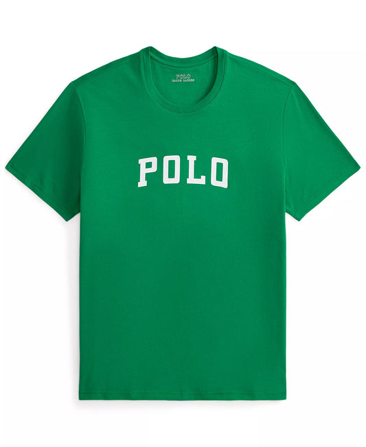 Polo Ralph Lauren Men's Crewneck Pajama T-Shirt in Billiard/White Logo