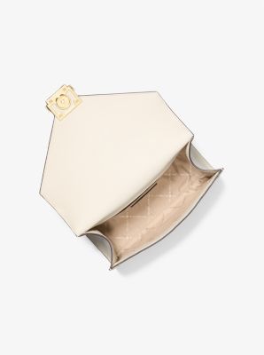 Michael Kors Whitney Medium Signature Logo and Metallic Shoulder Bag