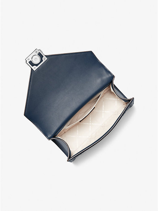 Michael Kors Whitney Medium Color-Block and Signature Logo Shoulder Bag