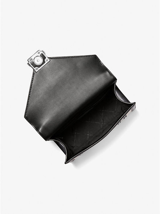 Michael Kors Whitney Medium Color-Block and Signature Logo Shoulder Bag