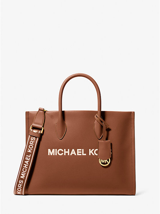 Michael Kors Mirella Medium Pebbled Leather Tote Bag