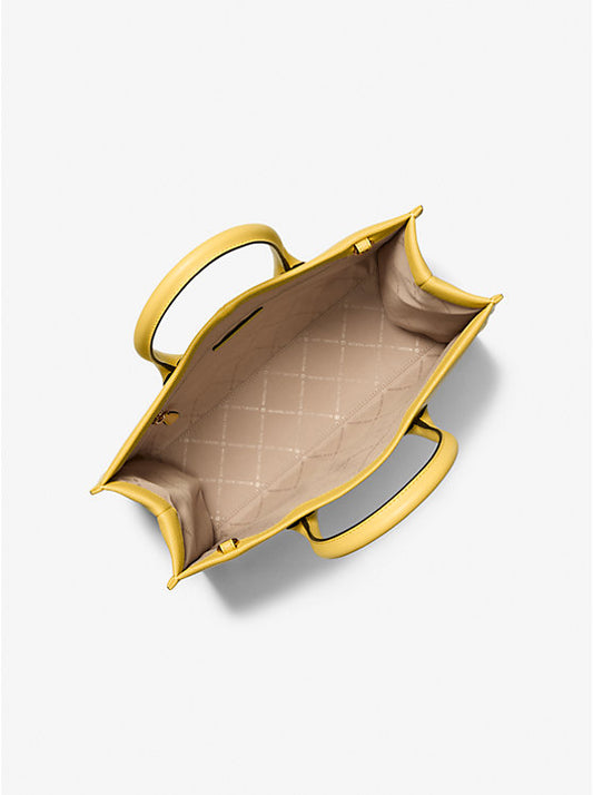 Michael Kors Mirella Medium Pebbled Leather Tote Bag