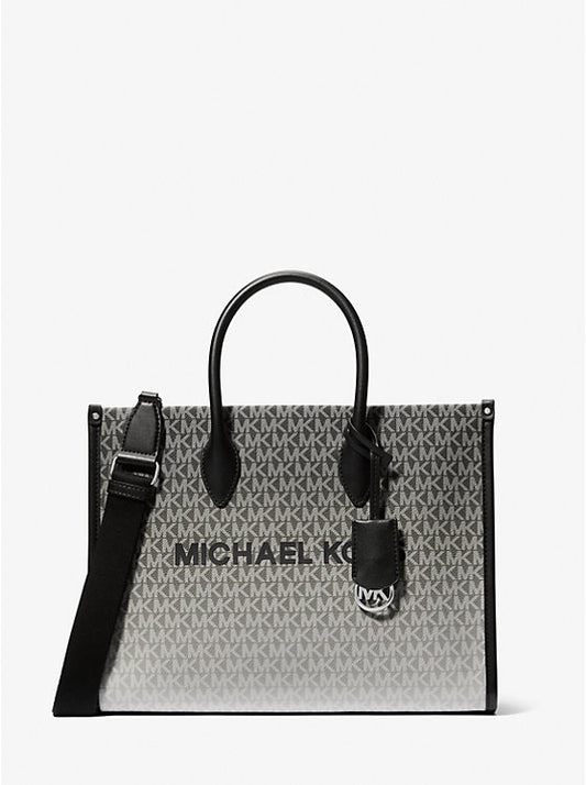 Michael Kors Mirella Medium Ombré Logo Tote Bag
