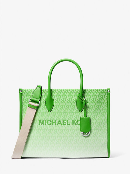 Michael Kors Mirella Medium Ombré Logo Tote Bag