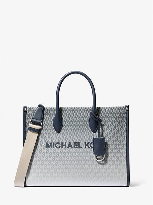Michael Kors Mirella Medium Ombré Logo Tote Bag