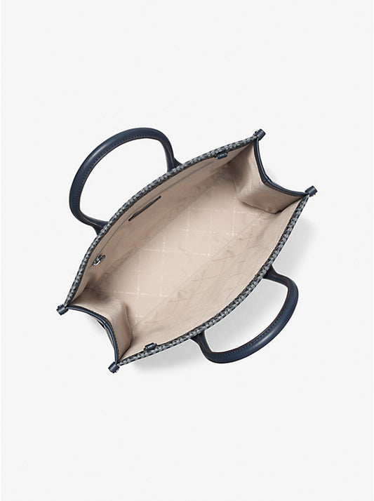 Michael Kors Mirella Medium Ombré Logo Tote Bag