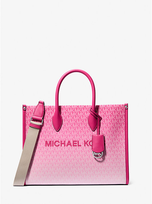 Michael Kors Mirella Medium Ombré Logo Tote Bag