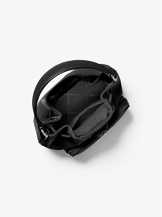 Michael Kors Khai Small Nylon Bucket Bag - Black