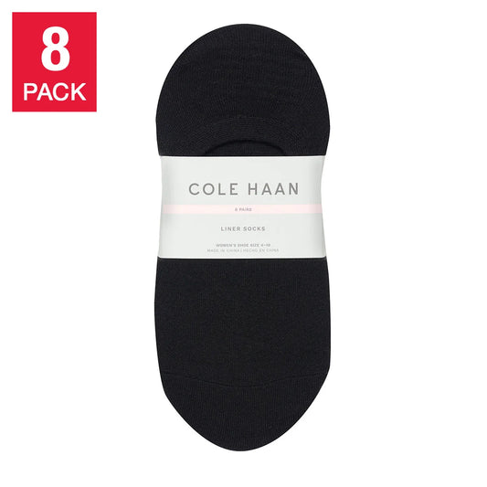 Cole Haan Women's Liner Sock, 8-pair