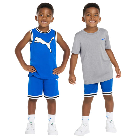 Puma Boys 3‑Piece Active Set Blue