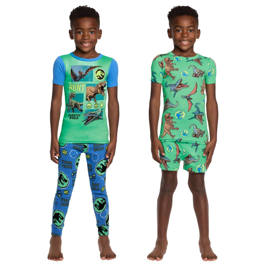 Character Kids' 4-piece Pajama Set - Jurassic World