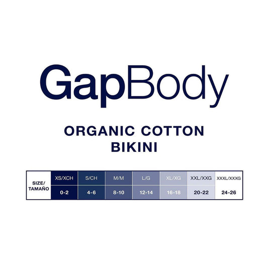 5-Pack GapBody Women's Organic Cotton Stretch Bikini