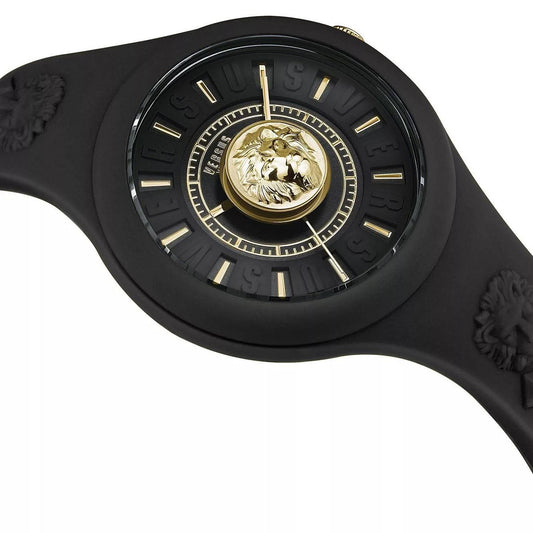 Versus Versace Fire Island Lion Silicone Watch, 39mm