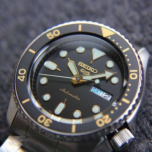 Seiko 5 sports Automatic Black Dial Men's Watch