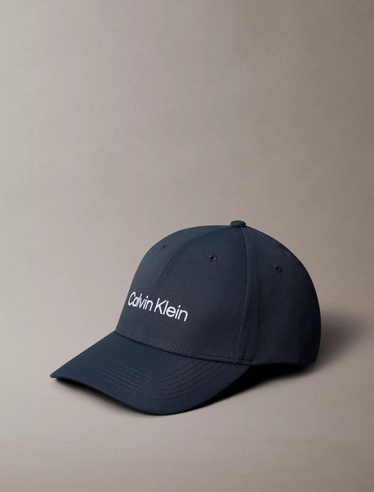 Calvin Klein Standard Logo Embroidery Baseball Cap in Ink