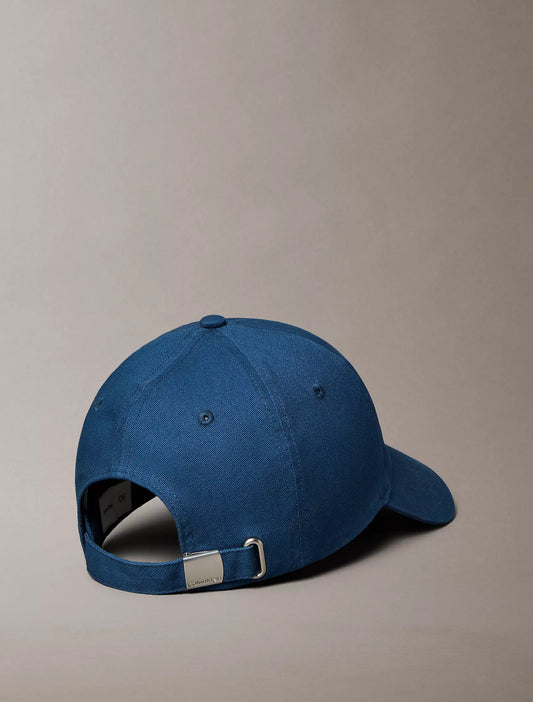Calvin Klein Embroidered Monologo Baseball Cap in Insignia Blue