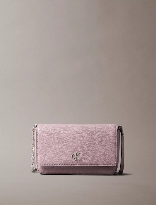 Calvin Klein Archive Hardware Flap Crossbody Bag - Quail
