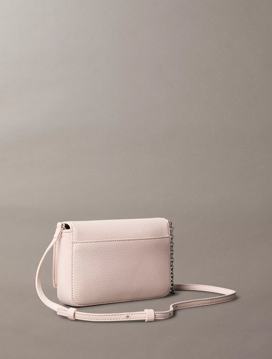 Calvin Klein Archive Hardware Flap Crossbody Bag - Hushed Pink