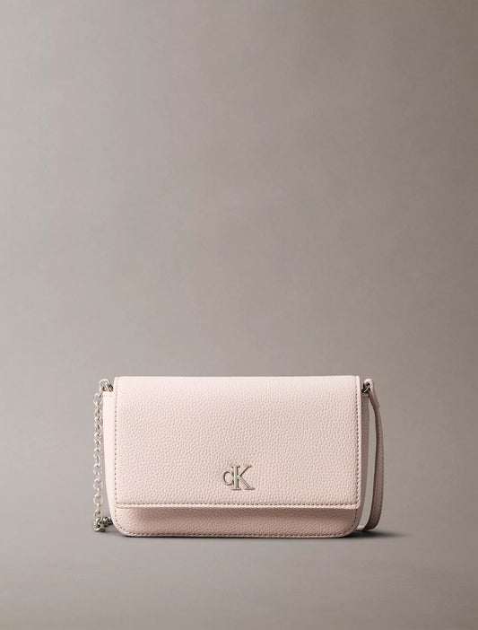 Calvin Klein Archive Hardware Flap Crossbody Bag - Hushed Pink