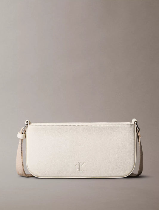 Calvin Klein All Day Shoulder Pouch - Chalk