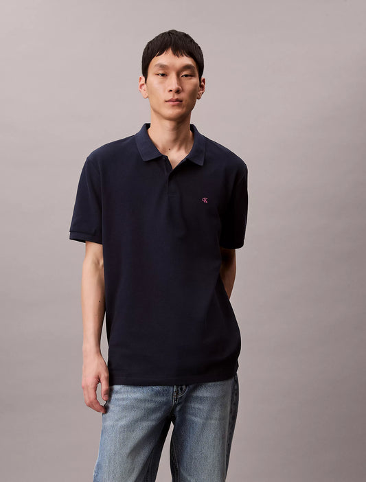 Calvin Klein Cotton Pique Classic Polo Shirt | Dark Sapphire
