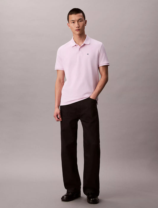 Calvin Klein Cotton Pique Classic Polo Shirt | Spring Lilac