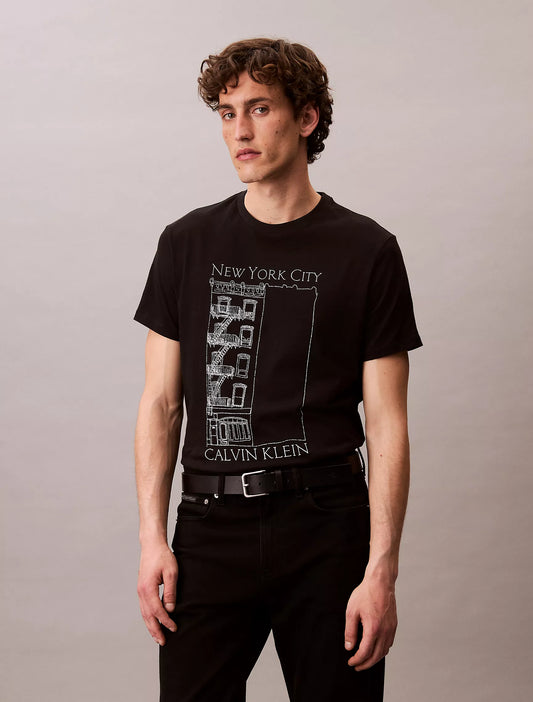 Calvin Klein Apartment Logo Graphic Classic T-Shirt