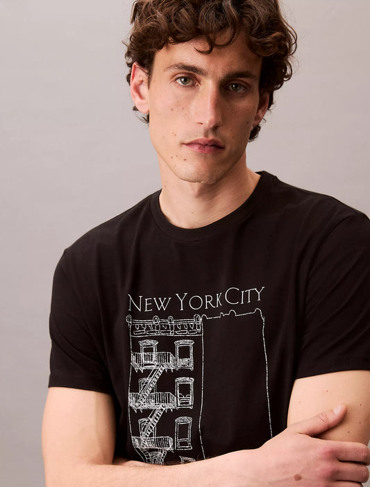 Calvin Klein Apartment Logo Graphic Classic T-Shirt