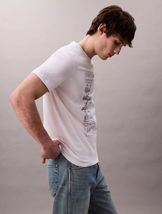 Calvin Klein Apartment Logo Graphic Classic T-Shirt