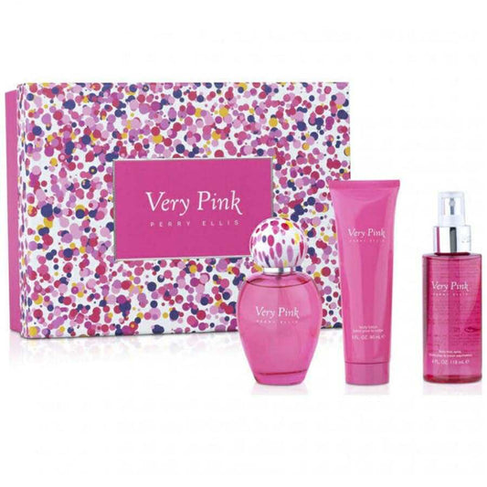 Perry Ellis Ladies Very Pink Gift Set Fragrances
