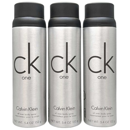 Calvin Klein CK One Body Spray - 5.4 Oz - 3 Pack